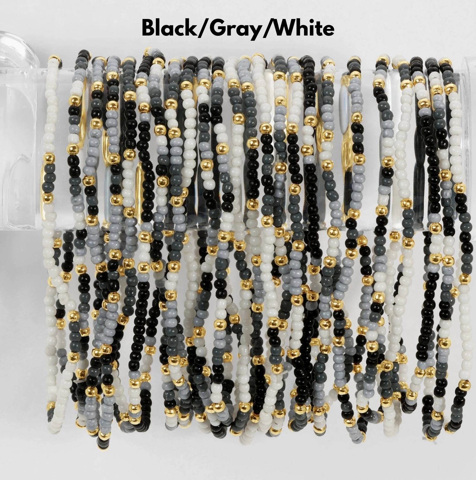 2mm Assorted Stretch Bracelets- Build your stack