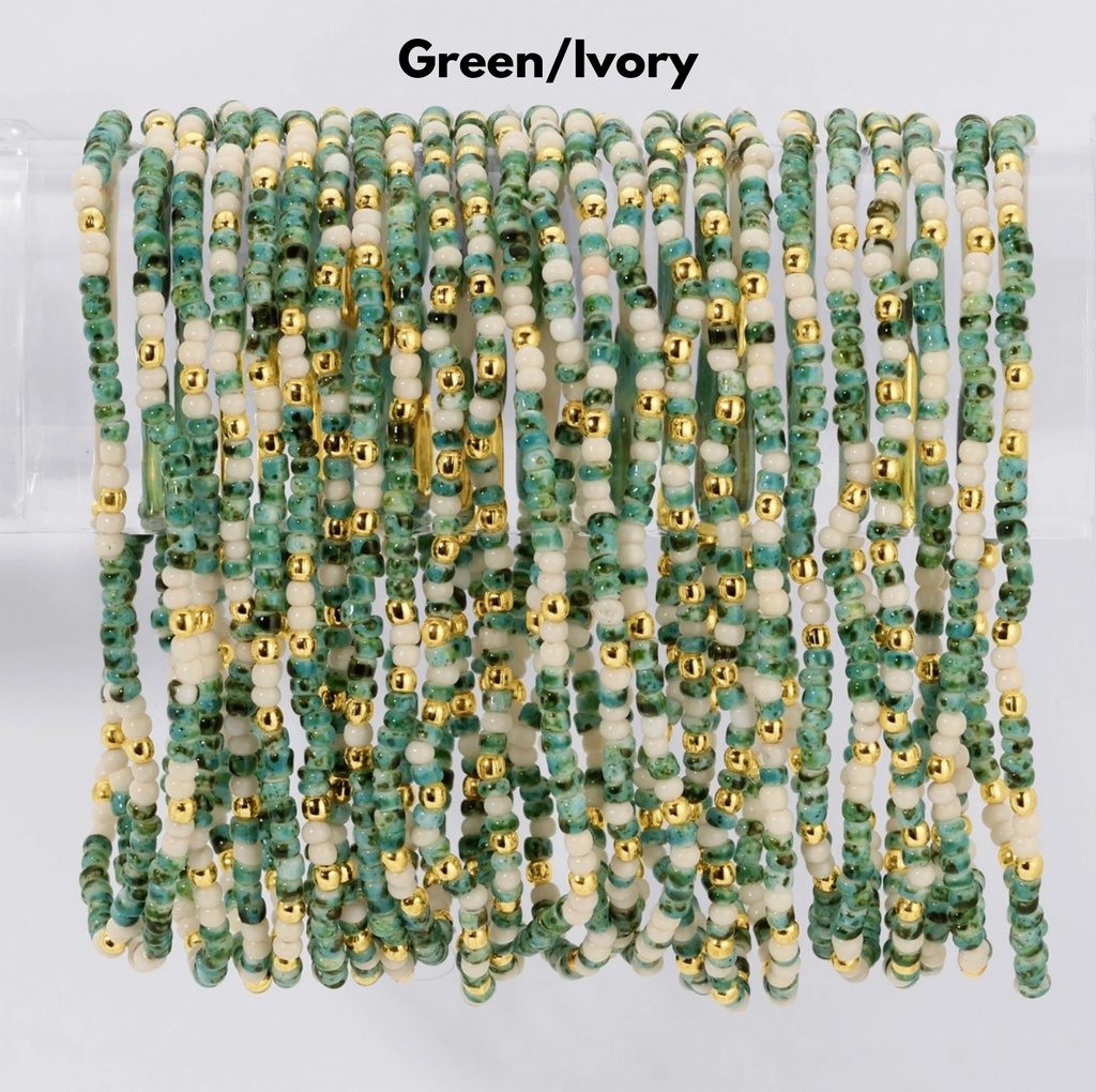 2mm Assorted Stretch Bracelets- Build your stack