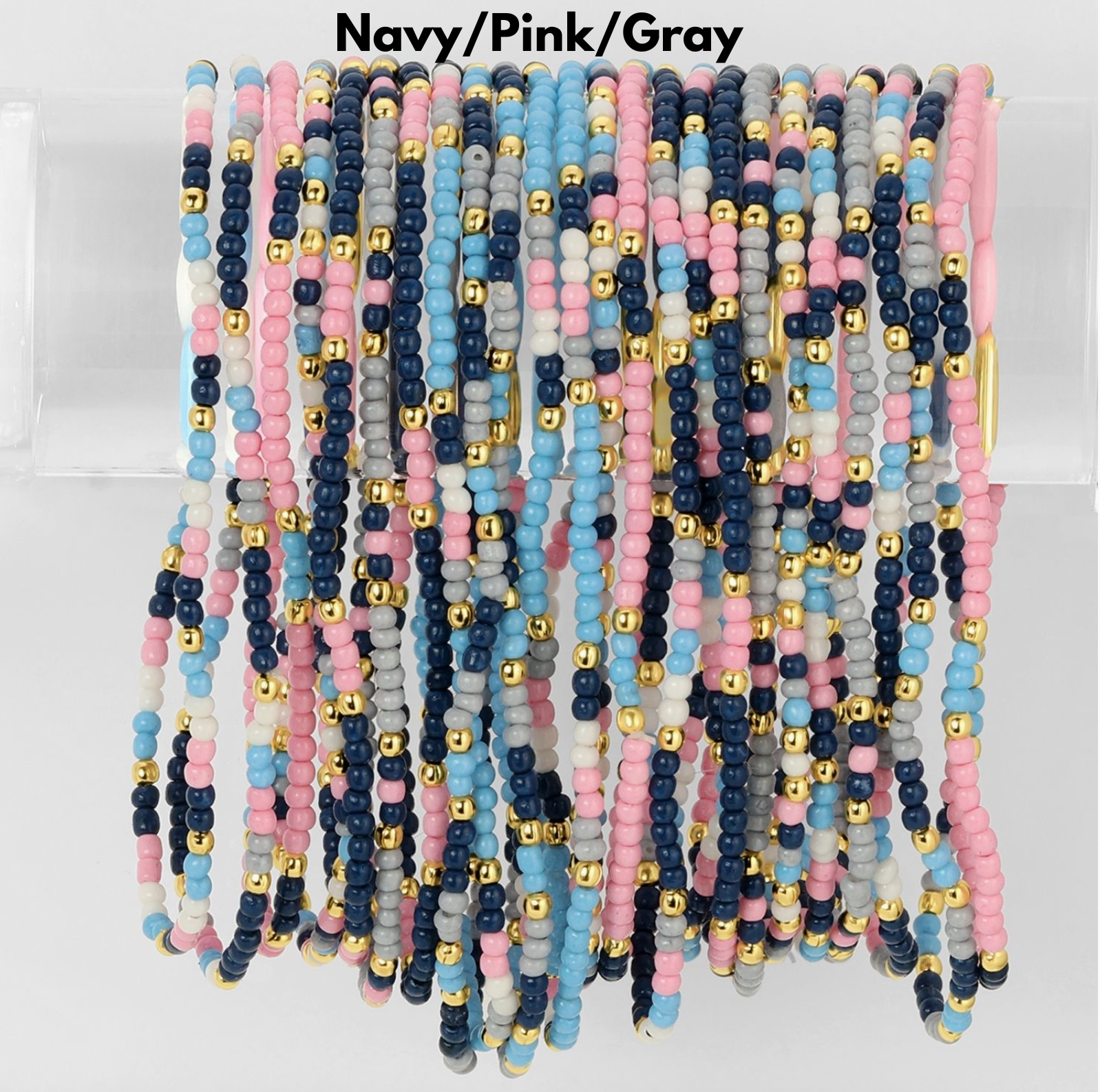 2mm Assorted Stretch Bracelets- Build your stack