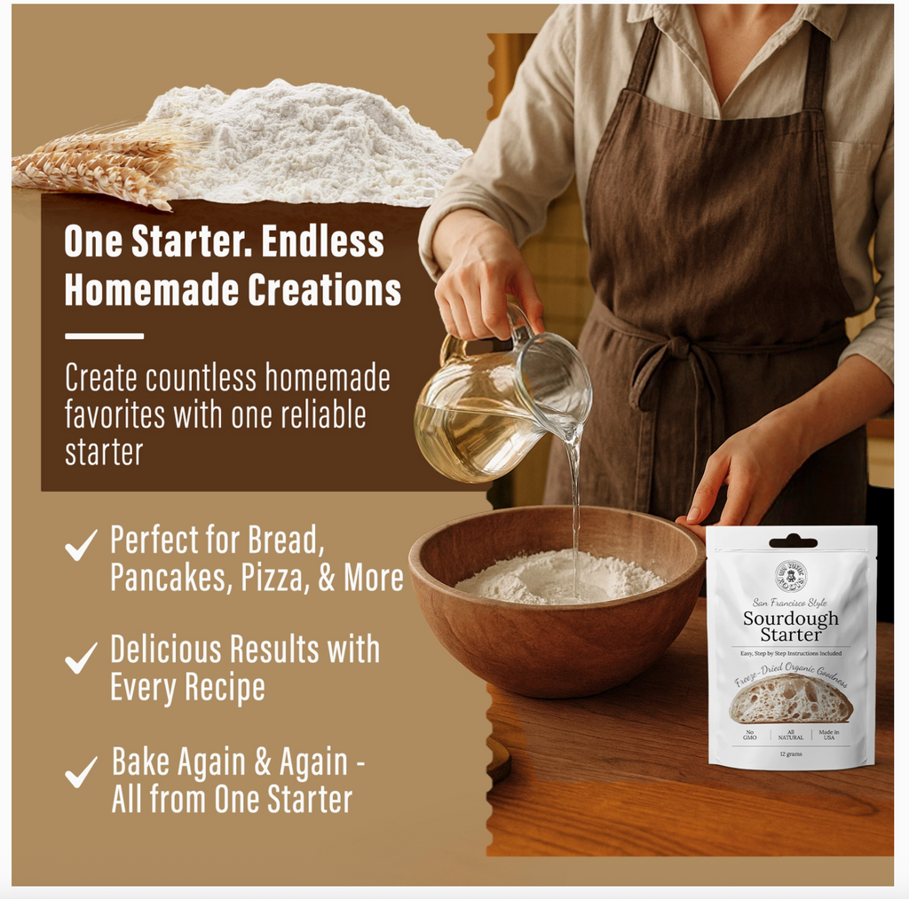 Organic Non-Gmo, Freeze Dried, Sourdough Starter