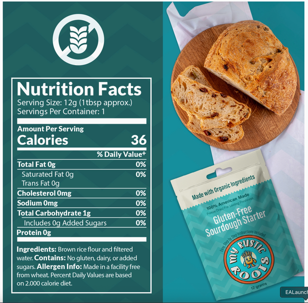 Organic, Non Gmo Gluten Free Sourdough Starter