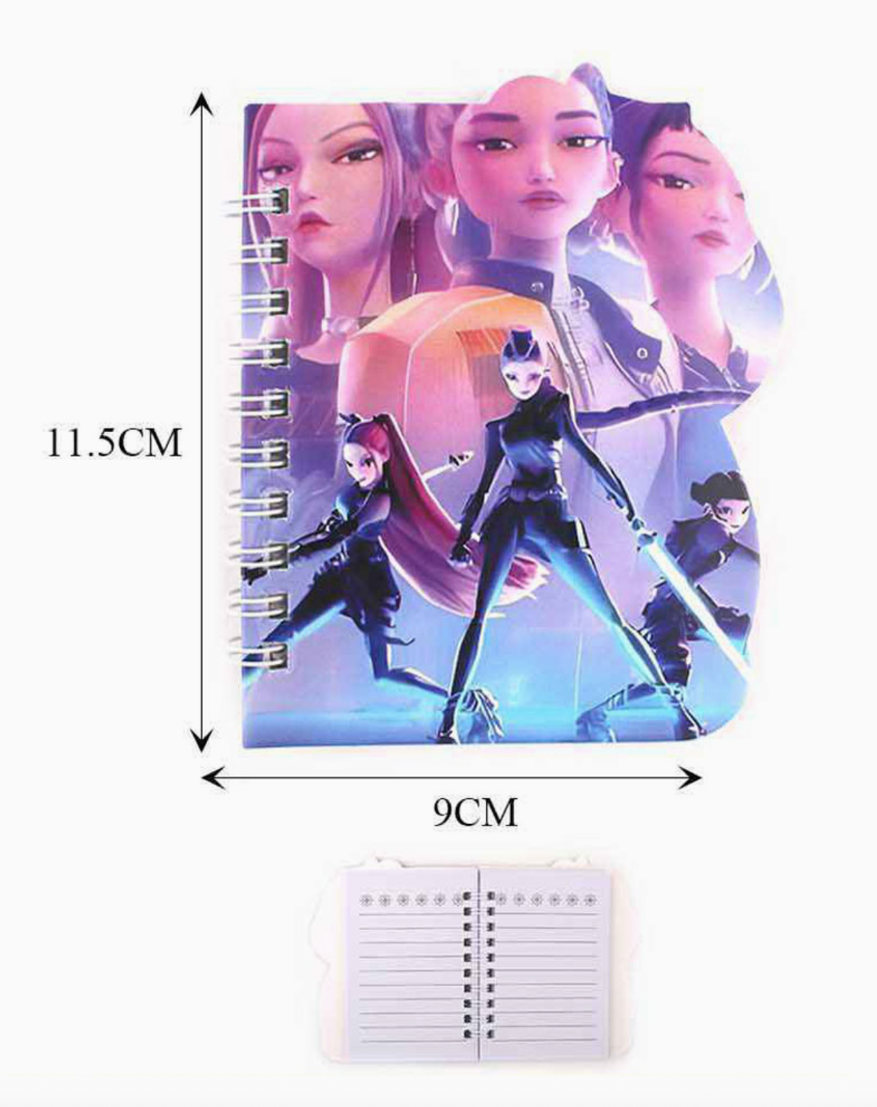 Kpop Demon Hunters Huntrix Printed Notebook