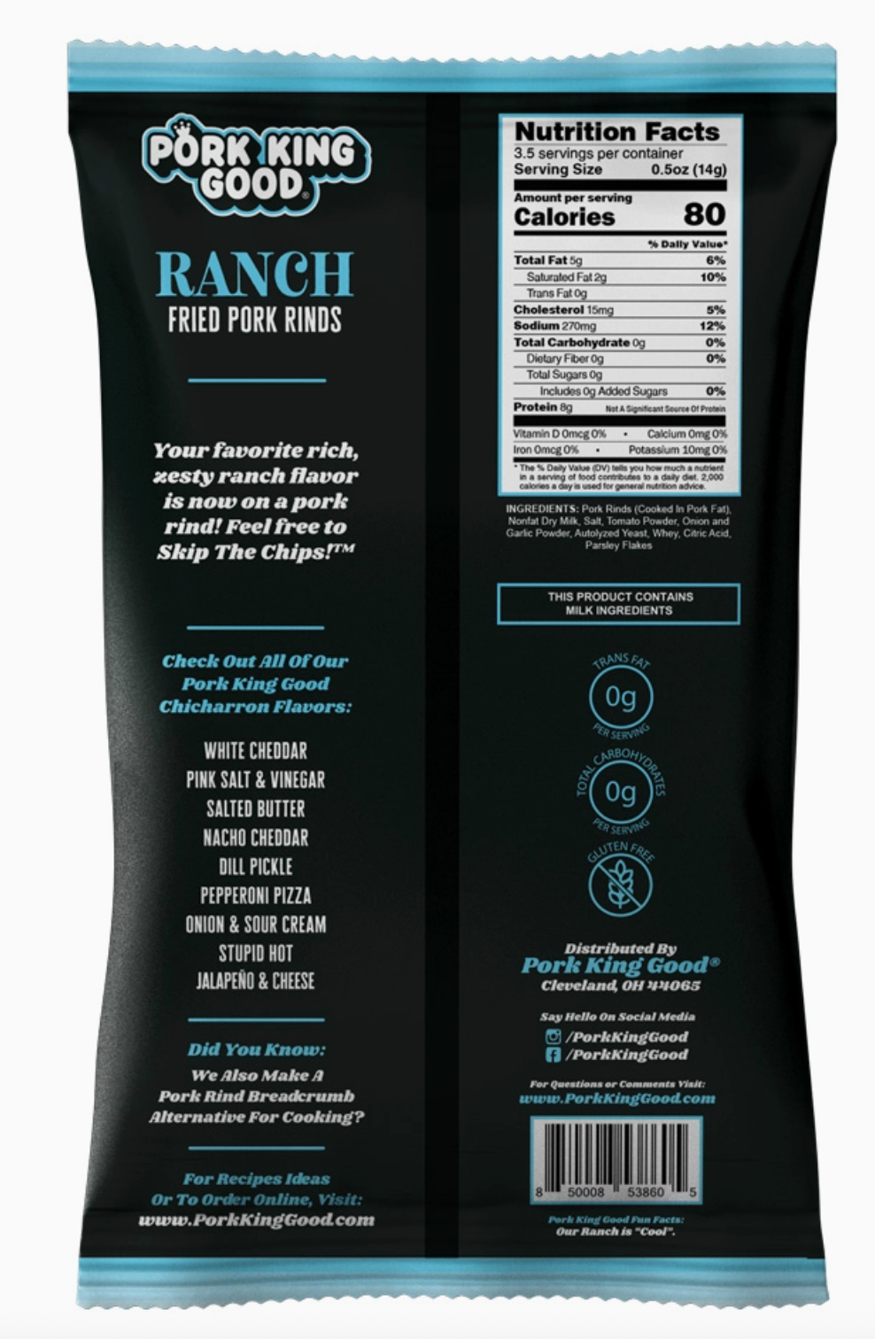 Pork King Good Pork Rinds 1.75oz Bag