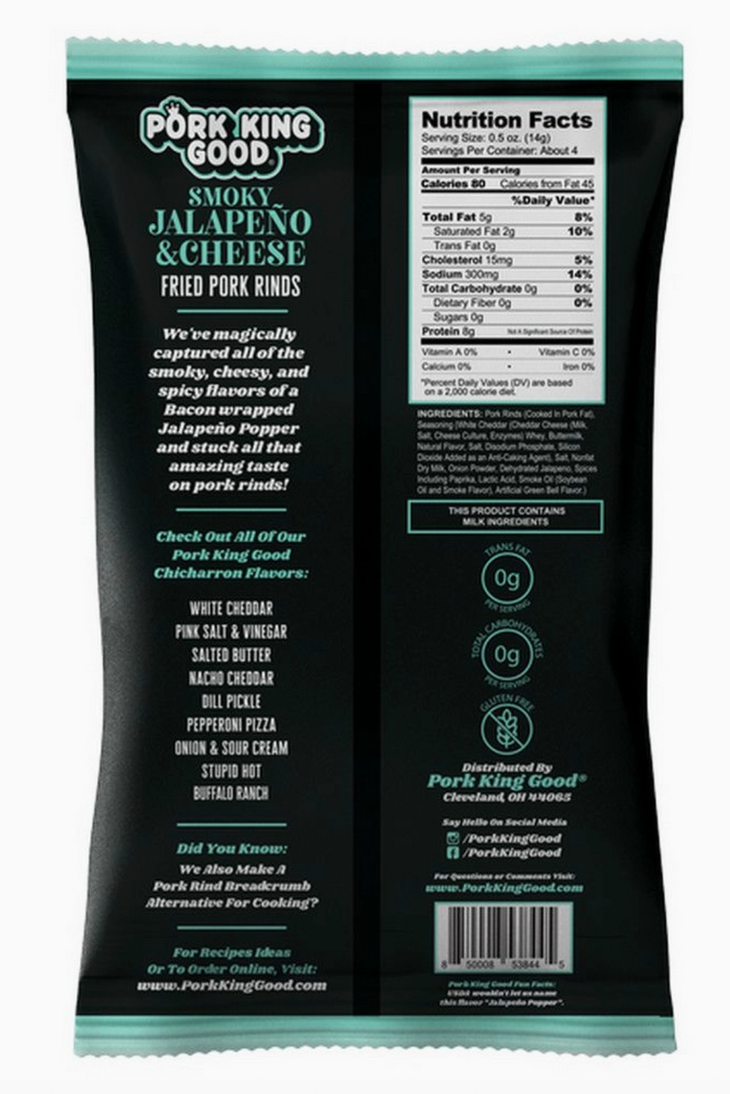 Pork King Good Pork Rinds 1.75oz Bag