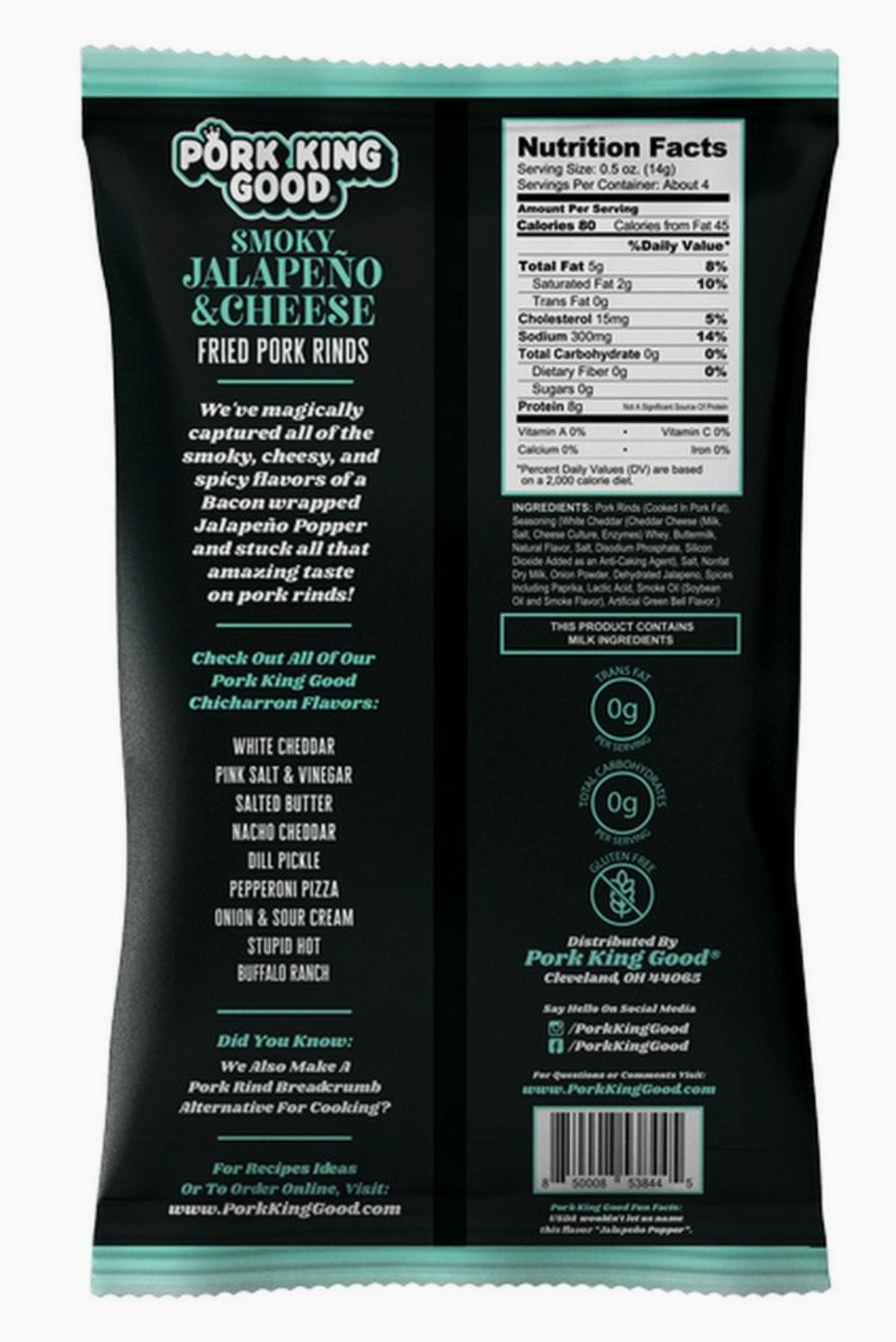 Pork King Good Pork Rinds 1.75oz Bag