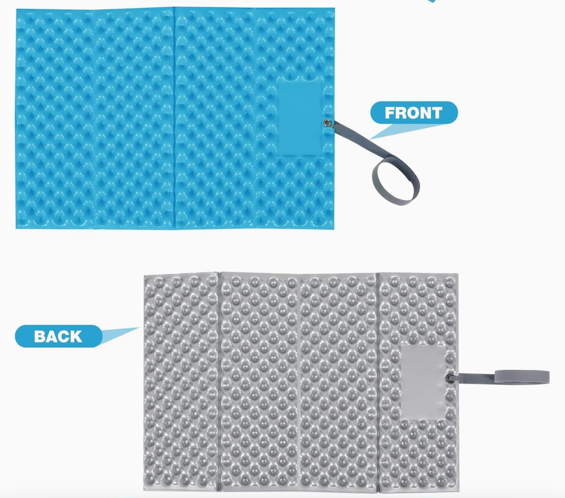 Foldable Stadium Seat Cushion (Blue)