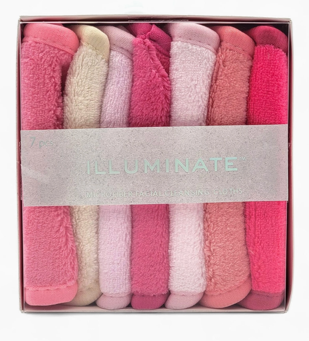 Illuminate Round Microfiber Facial Cloths 7-Piece