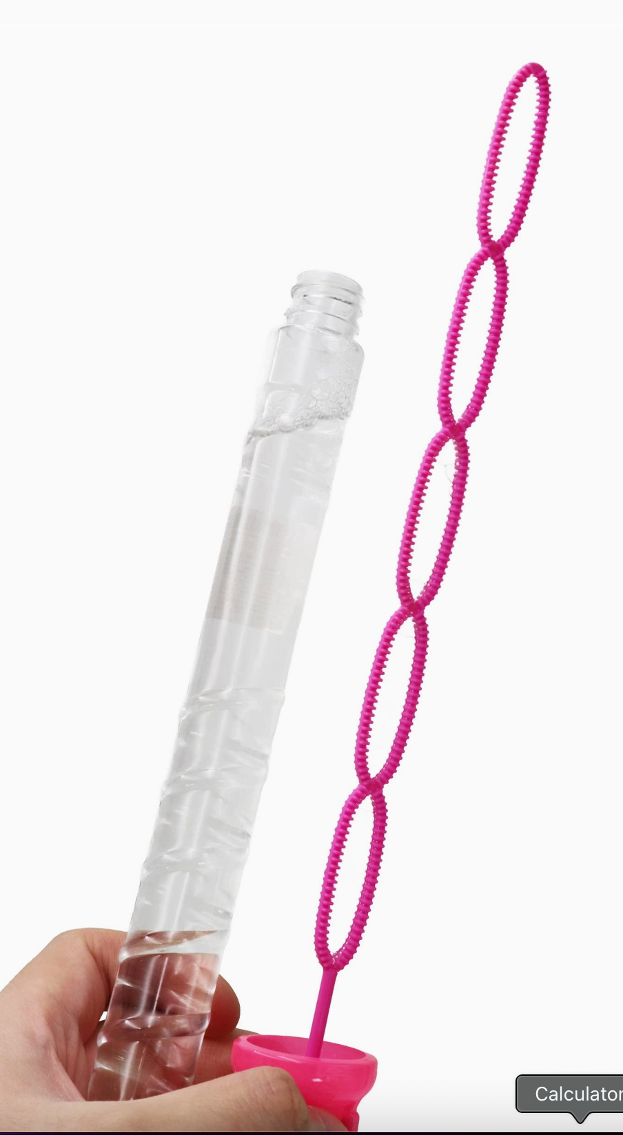 Bunny 5 Hole Bubble Stick Wand