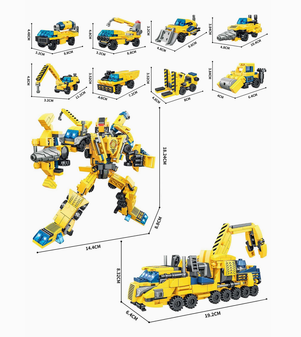 Construction Vehicle Diy Building Block - Mystery vehicle