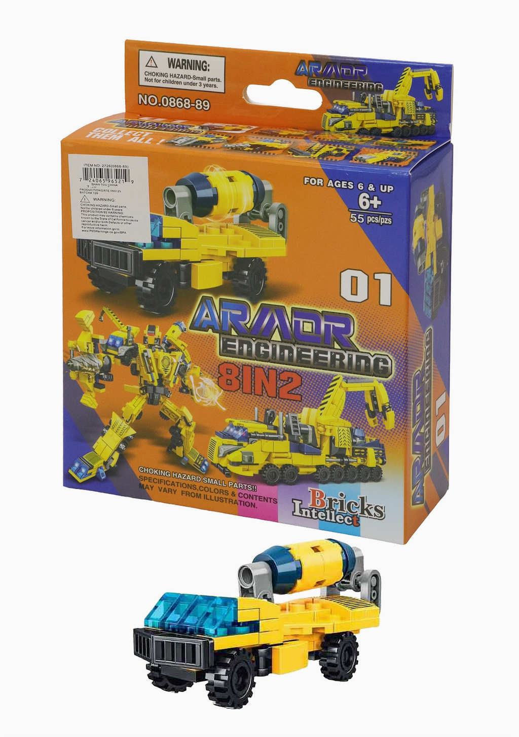 Construction Vehicle Diy Building Block - Mystery vehicle