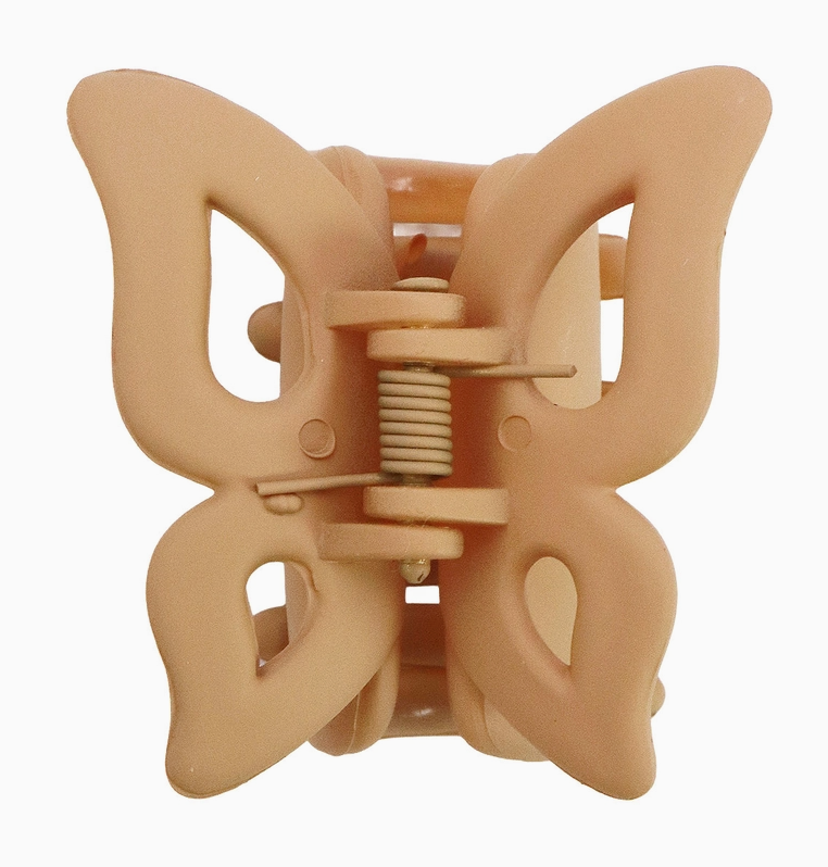 Vibrant Neutral Mini Butterfly Matte Hair Claw