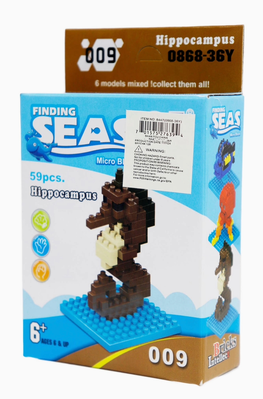 Sea Animals Diy Building Block Kit