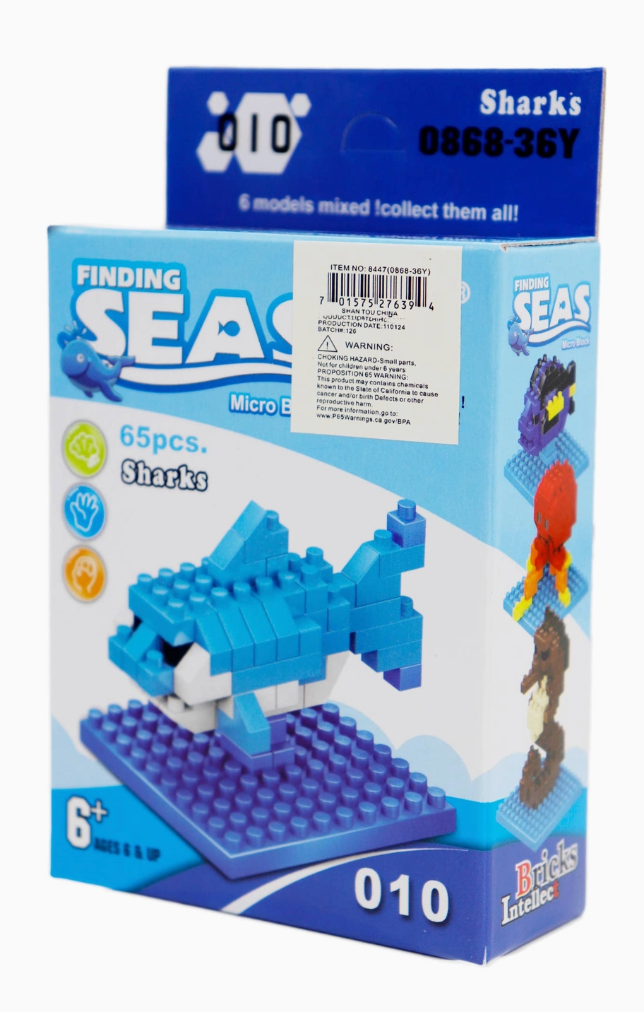 Sea Animals Diy Building Block Kit