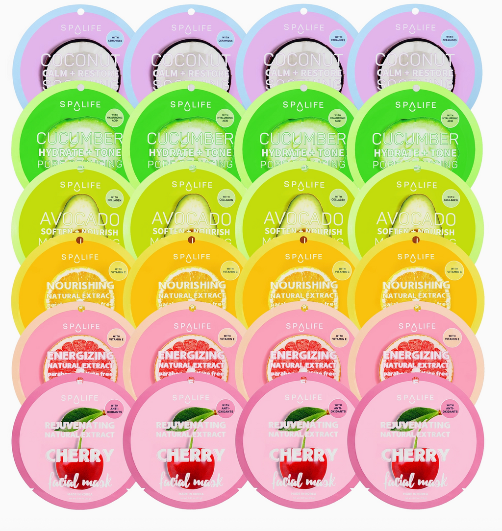 Korean Fruit Infused Face Masks - 1 single use face mask