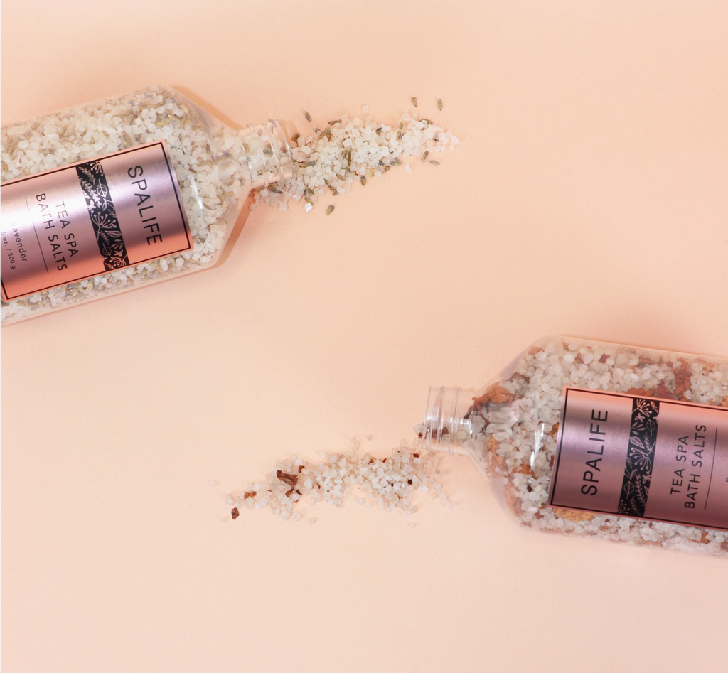 Petal-Infused Effervescent Mineral Bath Salts