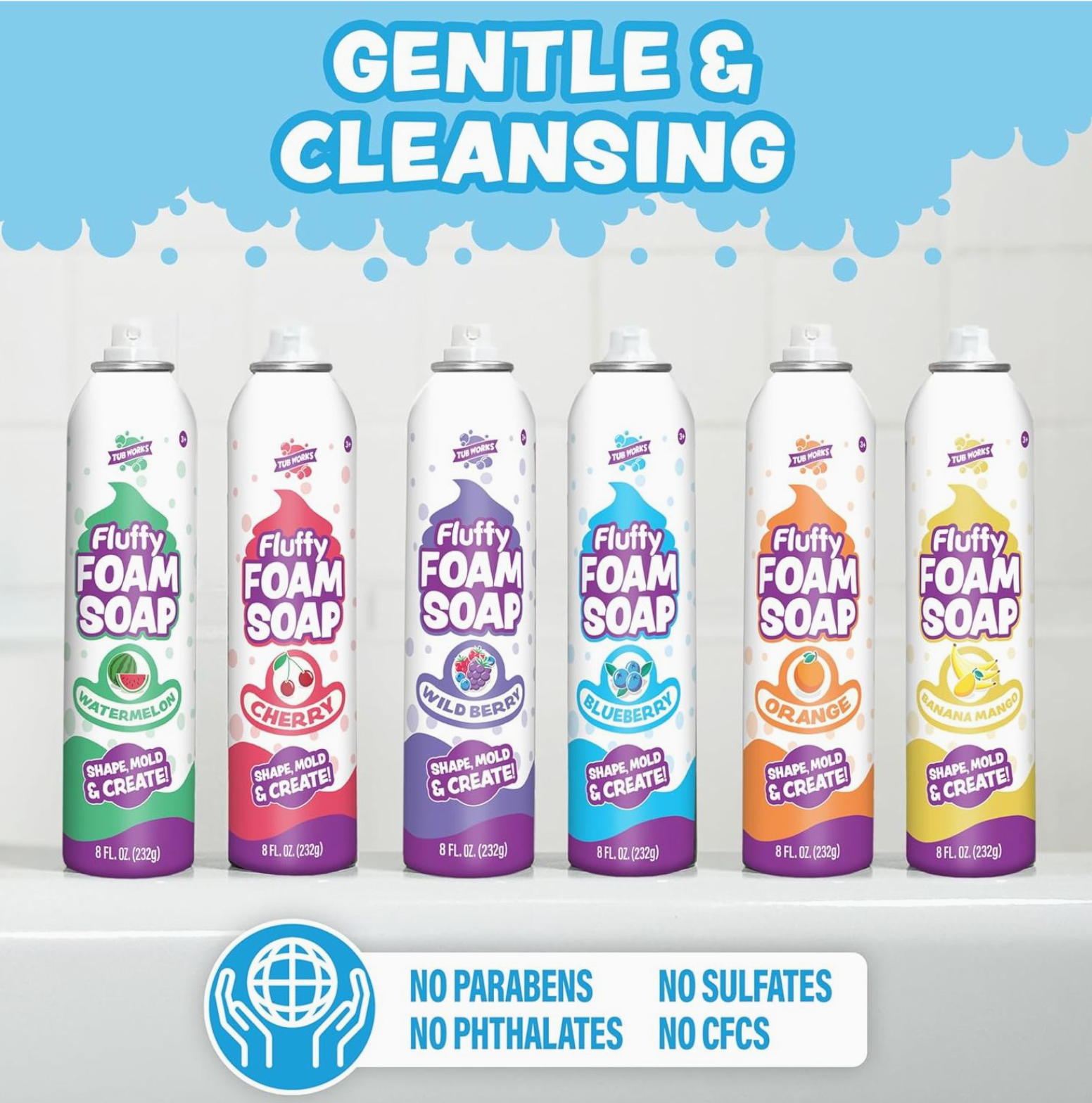 Tub Works® Fluffy Foam Soap