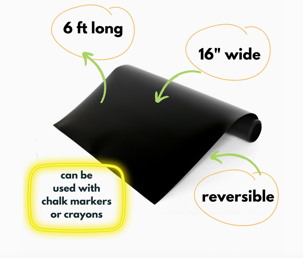 Chalkboard Table Runner with 3 Markers