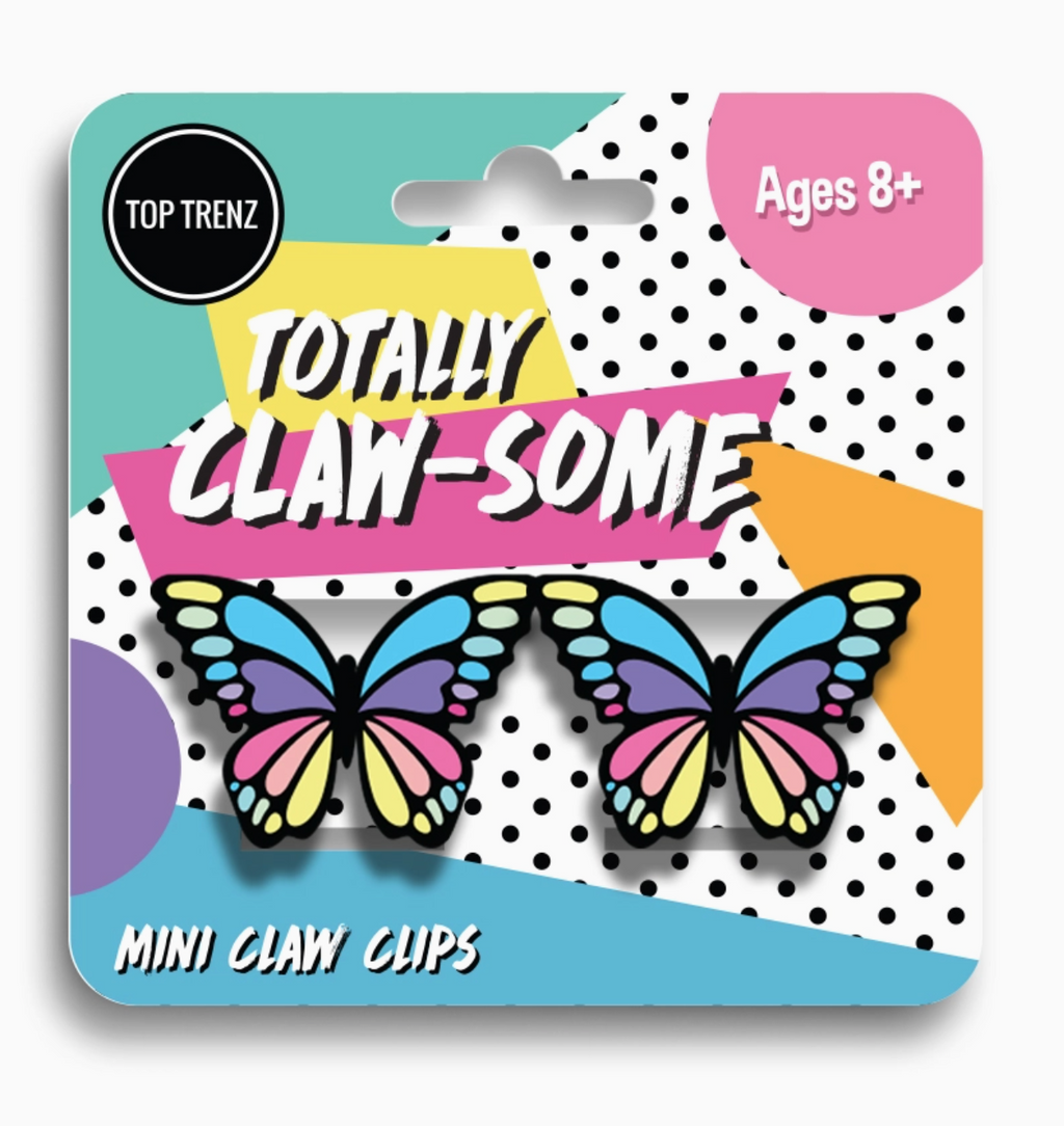 Mini Butterfly Claw Clips