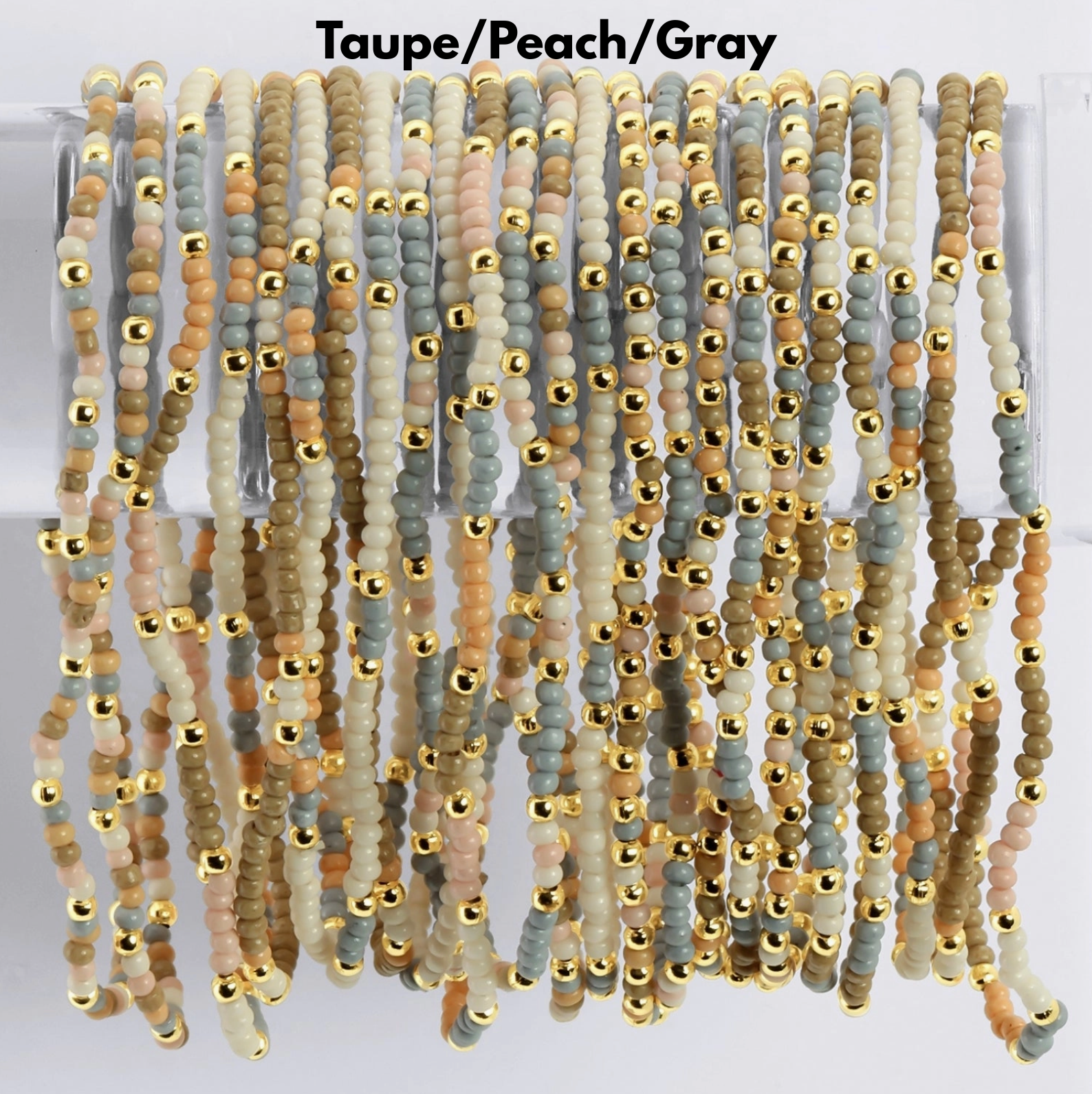 2mm Assorted Stretch Bracelets- Build your stack